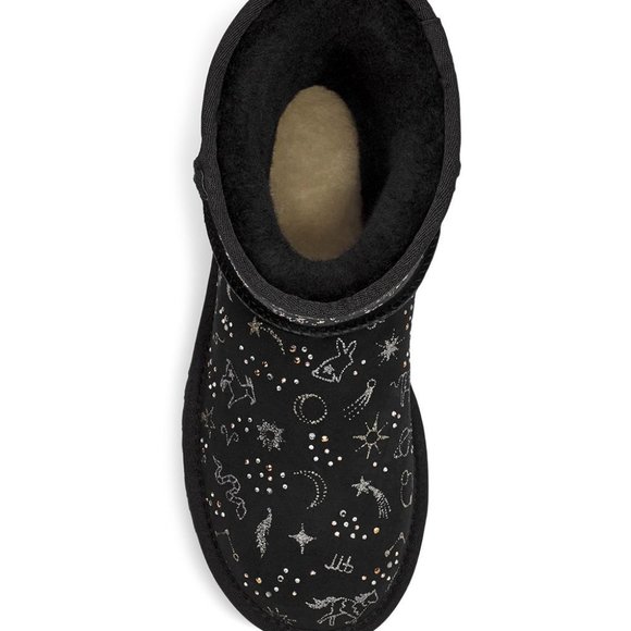UGG Classic Zodiac Winter Boot Black Women 8 - Picture 5 of 10